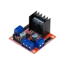 L298n Çift Motor Sürücü Kartı - Voltaj Regulatörlü