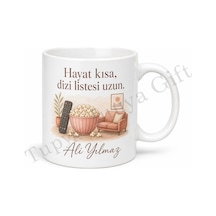 Dizi Sever Temalı Kişiye Özel Baskılı Kupa Bardak Hediye Beyaz / Çok Renkli