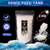 Hanzade Bitkisel Saf Deniz Tuzu Tane Granül İyot İlavesiz 1 KG