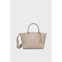Armani Exchange Logolu Çıkarılabilir Askılı Çanta Kadın Çanta Xw003143 Af26569 U6208 Ekru