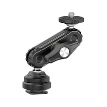 Ulanzi R098 Double Ball Head Magic Arm 1/4"-20 Ve Cold Shoe