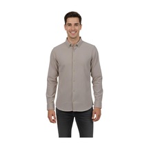 Advante Erkek Spor Slim Fit Uzun Kol Petek Fitilli Gömlek Bgl-st04824 Bej