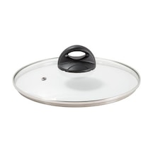 Tencere Tava Sahan İçin Cam Kapak 22 Cm