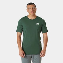 Helly Hansen Nord Graphic Erkek T-shirt Yeşil Yeşil