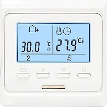 230v Programlanabilir Termostat Lcd Dijital Su Isıtma Termostatları Ev Sıcaklık Kontrol Cihazı 6 Dönem Program 3a