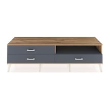 Hyperion Tv Ünitesi Tek Raflı 3 Çekmeceli 176x44x51 Çam-antrasit/antrasit Antrasıt/antrasıt