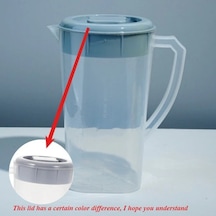 Dashanshop Mavi Sulu İçecek Sürahisi Sıcak Soğuk Limonata Çay Sıcak Soğuk Dayanıklı Büyük Kapasiteli