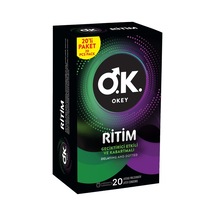 Okey Prezervatif Ritim 20'li 2'li Ekonomik Paket - 2 Adet Tarı