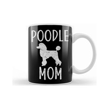 Vintage Poodle Mom Gift Dog Owner Poodle Mother Kupa Bardak Porselen Karışık