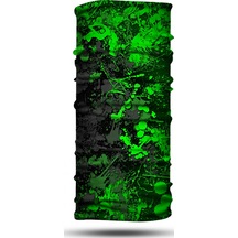 Dair Yeşil Boya Desenli Motosiklet Bandana Boyunluk Outdoor Balaklava
