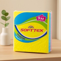 Renkli Temizlik Bezi 9'lu 34.5x35.5 Cm - Ekonomik Paket Diğer