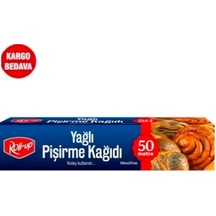 Yağlı Pişirme Kağıdı 50 Metre x 37 CM 1 Paket