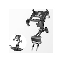 Bisiklet Telefon Tutucu, 360 Döner, Premium Alüminyum, 55-100mm Evrensel Uyumlu, Tek El İle Kaldırma, Yol Ve Dağ Bisikletleri İçin Diğer Diğer