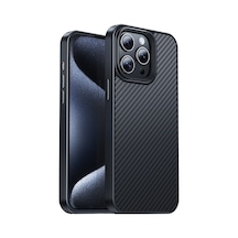 Hoco Apple Uyumlu iPhone 15 Pro Max As7 Kevlar Kılıf Manyetik Magsafeli Kılıf
