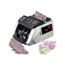 Karaağaç Elektronik Plus Silver Para Sayma Makinesi, Tl Ve Euro Karışık Sayım, Oyuncak Banknot Tespiti, 2 Yıl Gar