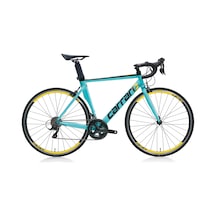 Carraro Race 042c Aero Kumpas Fren Sora 18 Vites 28 Jant Yol Yarış Bisikleti Turkuaz Siyah 54 Kadro Çok Renkli