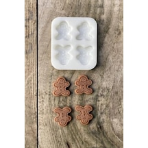 Ginger Bisküvi Mum Kalıbı Silikon 50 x 22