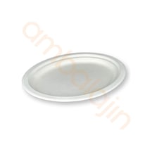 100 Adetnature Ekolojik Karton Kağıt Tek Kullanımlık Oval Tabak - 20x26 Cm Diğer