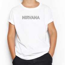Nirvana Yazı Beyaz Çocuk Tişört