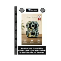 Premium Bina Kontrol Giriş Koruma Doğa Çekim A04 Kamuflaj Av Kamerası Aksiyon Kamerası