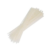 25 Cm Beyaz Kablo Bağı Plastik Kelepçe Cırt Kelepçe 3,6x250mm 100 Adet