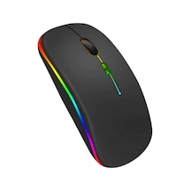 Polham Şarjlı Rgb Işıklı Çift Modlu Kablosuz Mouse, Laptop, Tablet, Telefon, Tv Uyumlu Mouse Süper Sessiz 007 Polham Şarjlı Rgb Işıklı Çift Modlu Kablosuz Mouse, Laptop, Tablet, Telefon, Tv Uyumlu Mouse Süper Sessiz 007