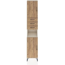 Hyperion Dolap 4 Raflı 3 Çekmeceli 2 Kapaklı 44x44x243 Aytaşı-çam Aytası