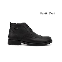 Gönderi(R) Gönderi R Erkek Siyah Floter Fermuarlı Hakiki Deri Klasik Bot Dkmb75401211