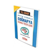 10.Sınıf Coğrafya Konu Testleri Yaprak Test - Çözüm Yayınları