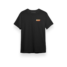 Itzy Rainbow Logo Siyah Kısa Kol Erkek Tshirt 001