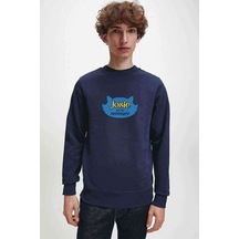 Riverdale Josie And The Pussycats Baskılı Indigo Erkek Sweatshirt