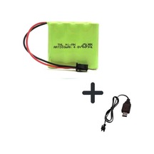 Tnl 4.8V 1300Mah Siyah Soketli Ni-Mh Oyuncak Araba Pili + Usb Şar