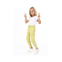 Toontoy Kız Çocuk H Nakışlı Eşofman Alt Açık Yeşil Toontoy Kız Çocuk H Nakışlı Eşofman Alt Açık Yeşil