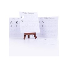 39lu Harf Ve Rakamları Öğreniyorum, 12 X 13 Cm Karton Çalışma Kart Seti