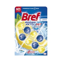 4 Adet Bref Power Aktiv Wc Blok Limon 2x50 Gr Çok Renkli