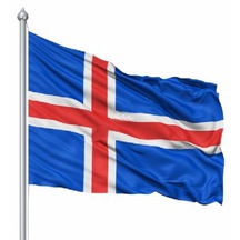 İzlanda Bayrağı 100X150Cm.