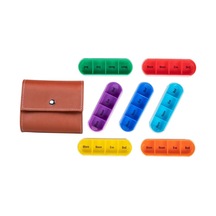 Suntek Weekly Hap Organizer 7 Day Tablet Vitamin Container Case Diğer