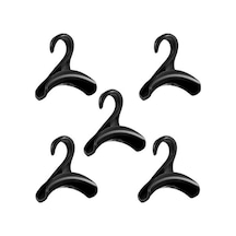 Novahub Siyah 5 Adet Çanta Askısı Çok Fonksiyonlu Çanta Askısı Kemer Şekli Eşarp Şapka Kemer Organizatör Tutucu Ev Gardırop İçin Siyah Siyah