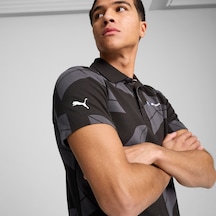 Puma Bmw M Motorsport Erkek Jacquard Polo 627463 01 Siyah