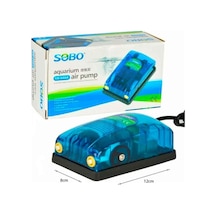 Sobo Akvaryum Hava Motoru Çift Çıkış 5w 2x4 Lt/min Sb-648a