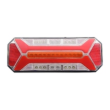 1 Adet Çeray Yeni Star Neon Led Stop Lambası Kayar Sinyalli Kamyon-tır-dorse-karavan-kamyonet 12x24 Volt