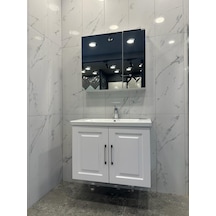 Denko Royal 80 CM Banyo Dolabı Takımı Çok Renkli