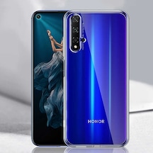 Huawei Nova 5t Şeffaf Kılıf Yumuşak İnce Tasarımlı Kapak Süper