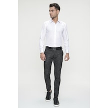 Efor P 1083 Slim Fit Siyah Spor Pantolon Siyah