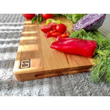 Masif Ahşap Kesme Doğrama Tahtası 42x24cm