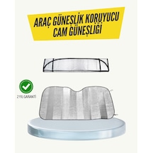 Metalize Reflektörlü Katlanabilir Araç Güneşliği Yüksek Performanslı Isı Ve Uv Koruması Cn