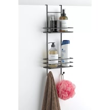 Tekno Tel Lm-065 Asmalı 2 Katlı Düz Banyo Duşakabin Rafı Siyah Tekno Tel Lm-065 Asmalı 2 Katlı Düz Banyo Duşakabin Rafı Siyah