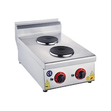 Karacasan Endüstriyel Snack Seri Set Üstü Elektrikli Çiftli Ocak Krcs.spoe.357