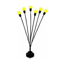Hubrendy Tedarik 2'li Bahçe Çiti 6'lı Renkli Güneş Enerjili Led Lamba Royaleks-1085