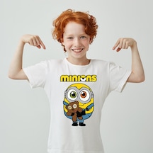 Minions Baskılı Unisex Çocuk Tişört H06